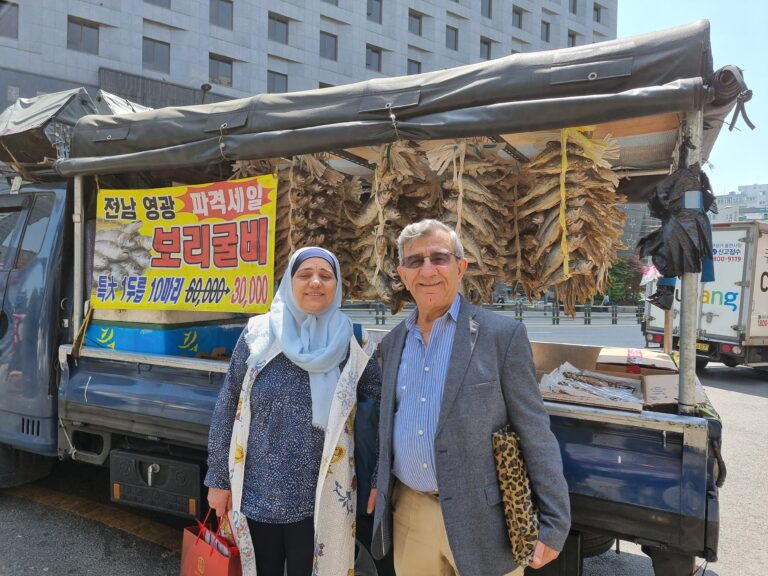 라샨 교수님 인사동 구경
